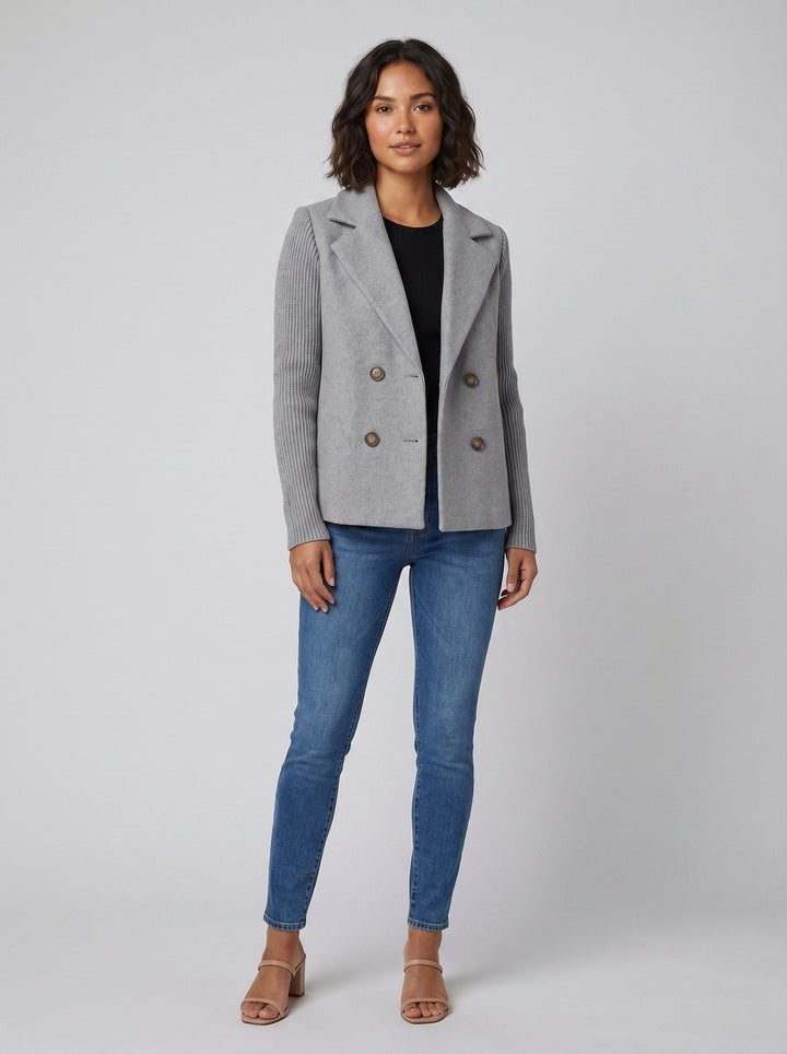 Amora | Blazer à manches en maille