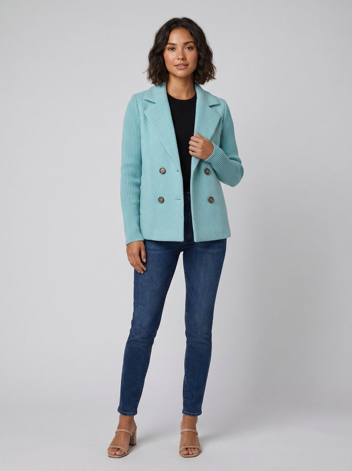 Amora | Blazer à manches en maille