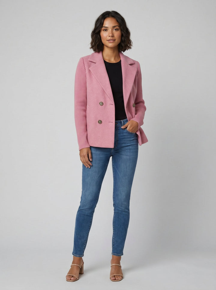 Amora | Blazer à manches en maille