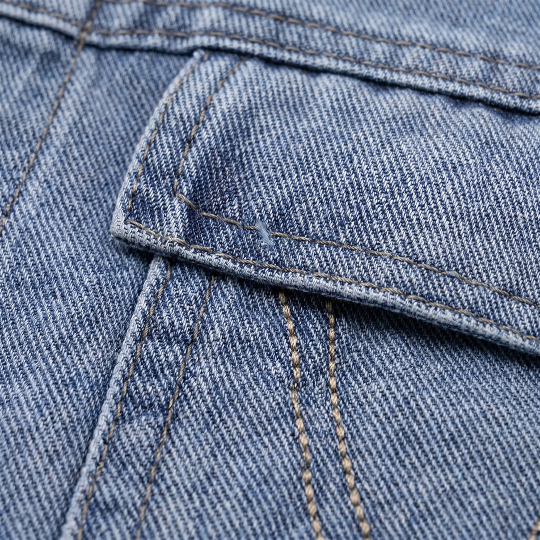 Chemise en jean à nouer