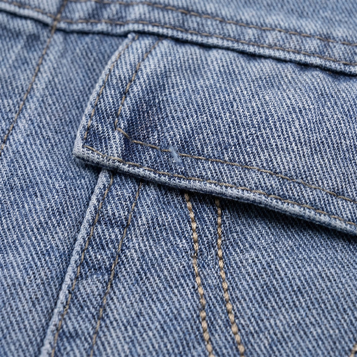 Chemise en jean à nouer