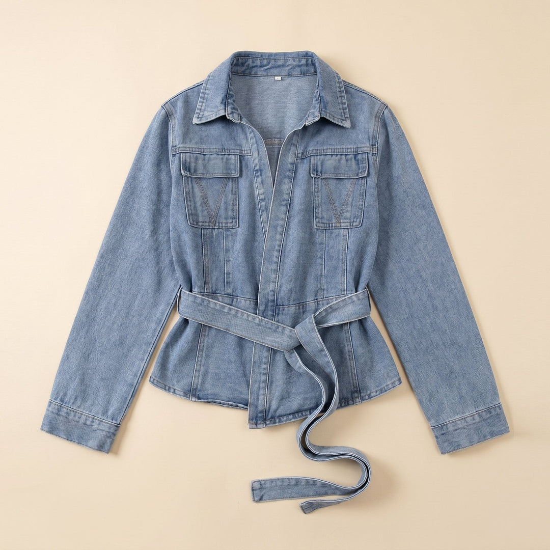 Chemise en jean à nouer