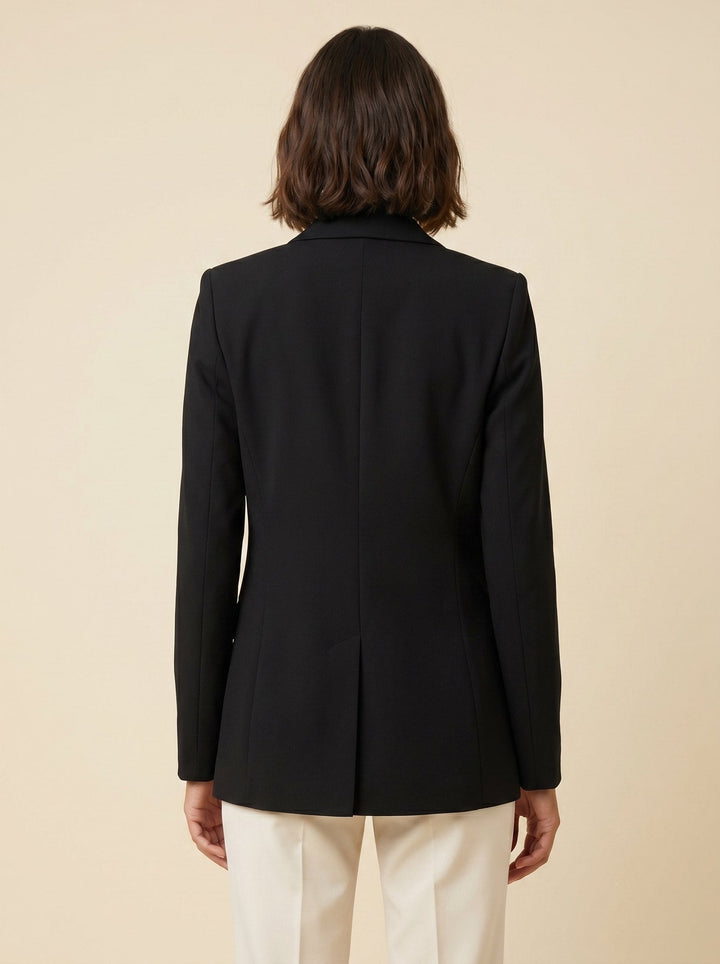 Wina | Blazer noir structuré