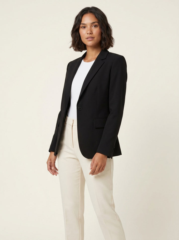 Wina | Blazer noir structuré